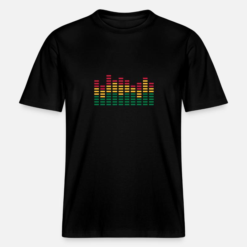 equalizer -  RELAXED FIT Unisex Organic T-Shirt - Schwarz