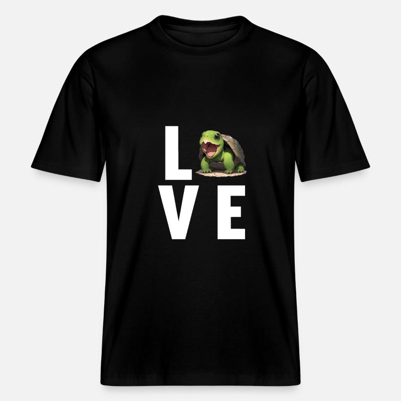 Snapping Turtles Snapping Turtle - RELAXED FIT Unisex Organic T-Shirt - black