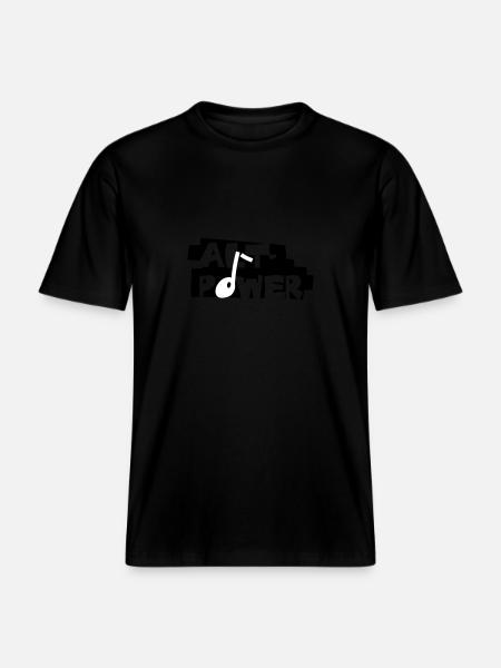 Alt-Power - RELAXED FIT Unisex Organic T-Shirt - Schwarz