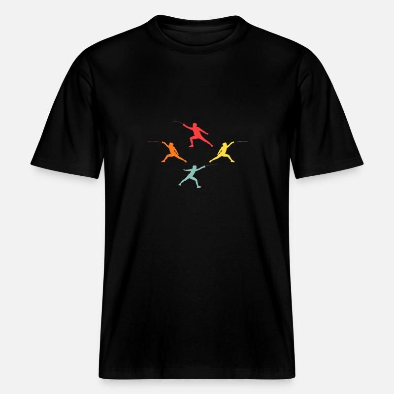 Fechter Evolution Fechten -  RELAXED FIT Unisex Organic T-Shirt - Schwarz