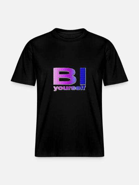 BI yourself -  RELAXED FIT Unisex Organic T-Shirt - Schwarz