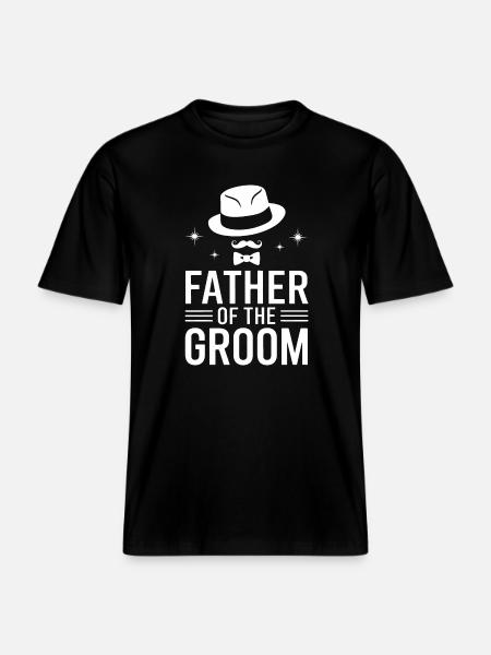 Marié Mariage Mariage - T-shirt unisexe RELAXED FIT en coton bio - noir