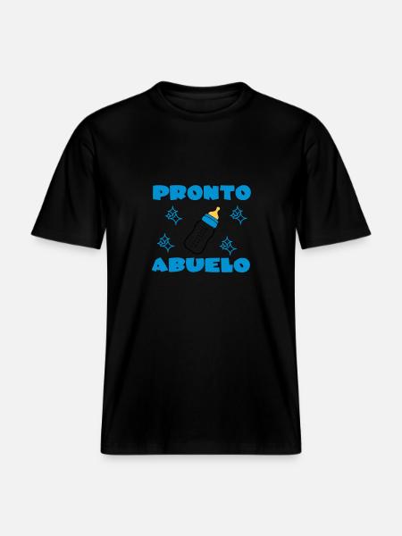 Pronto abuelo -  RELAXED FIT Unisex Organic T-Shirt - black