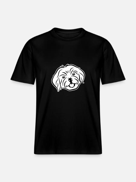 Havaneser - RELAXED FIT Unisex Organic T-Shirt - Schwarz