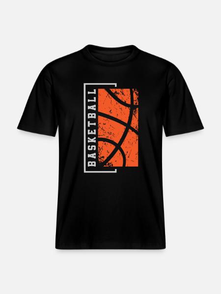 Basketball Basketball Player - RELAXED FIT Unisex Organic T-Shirt - black