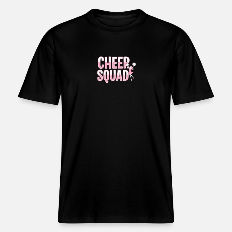Cheer Squad Cheerleading d’équipe - T-shirt unisexe RELAXED FIT en coton bio - noir