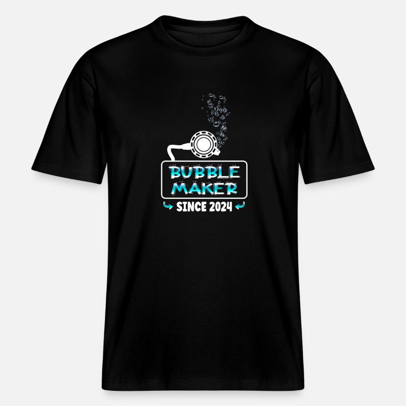 Bubblemaker Scuba Diving seit 2024 -  RELAXED FIT Unisex Organic T-Shirt - Schwarz
