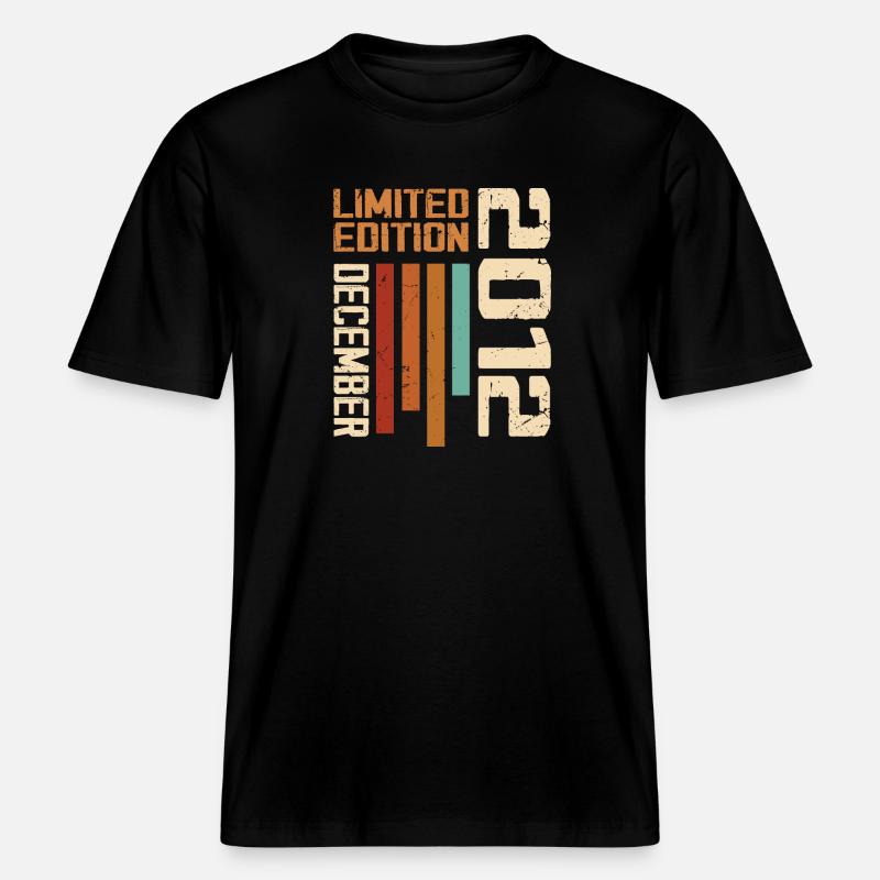 Décembre 2012 - 2012 Décembre -  T-shirt unisexe RELAXED FIT en coton bio - noir