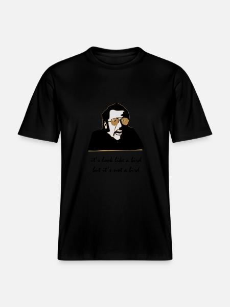 FRANCOIS EMBROUILLE 2 - T-shirt unisexe RELAXED FIT en coton bio - noir
