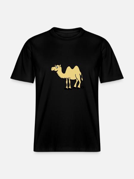 Kamel -  RELAXED FIT Unisex Organic T-Shirt - black