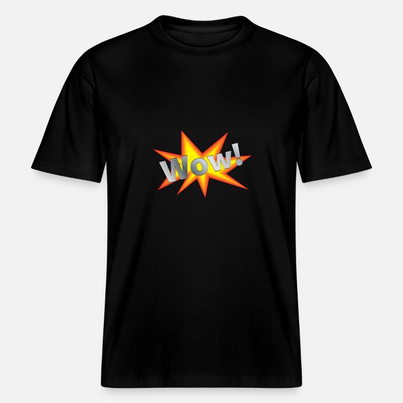 WOW Effekt FX - Geschenkidee -  RELAXED FIT Unisex Organic T-Shirt - Schwarz