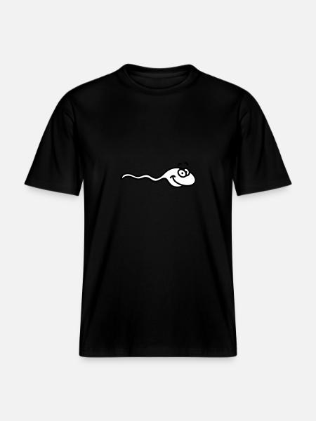 Sperm - RELAXED FIT Unisex Organic T-Shirt - black