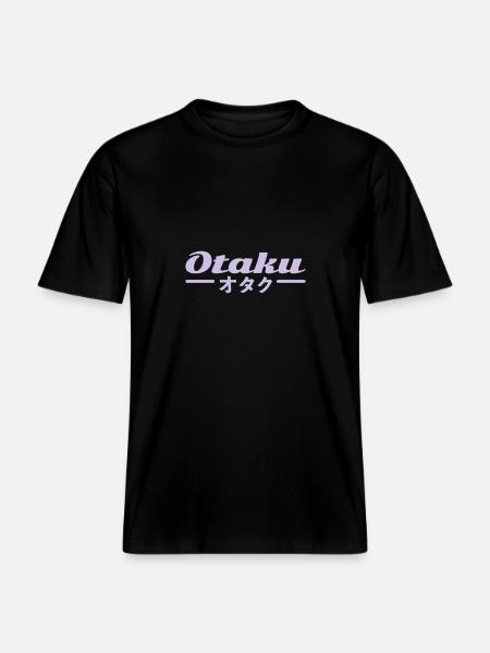 Otaku - RELAXED FIT Unisex Organic T-Shirt - Schwarz