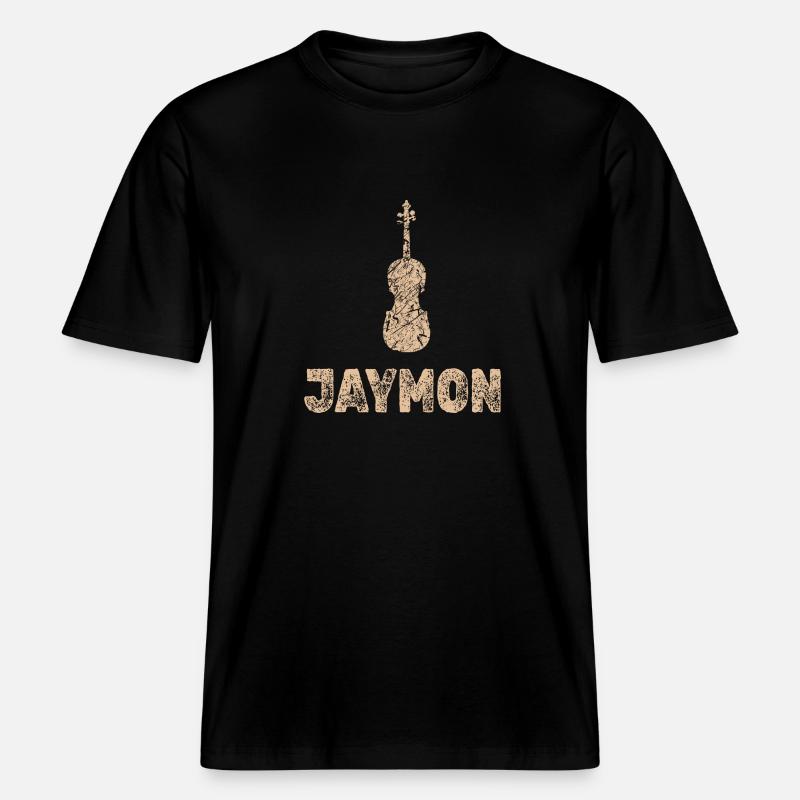 Viola Jaymon -  T-shirt unisexe RELAXED FIT en coton bio - noir