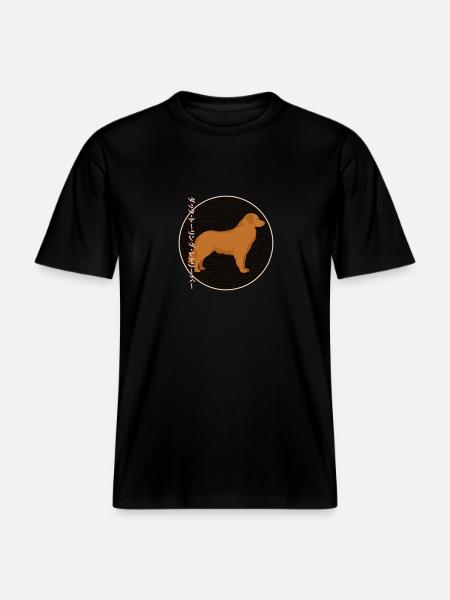 Nova Scotia Duck Tolling Retriever - RELAXED FIT Unisex Organic T-Shirt - black