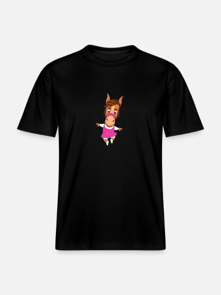PFERD - TÄNZERIN - RELAXED FIT Unisex Organic T-Shirt - Schwarz