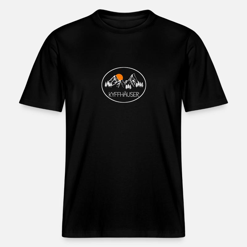 Kyffhäuser -  RELAXED FIT Unisex Organic T-Shirt - Schwarz