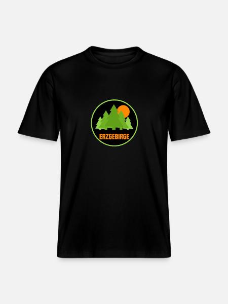 Erzgebirge -  RELAXED FIT Unisex Organic T-Shirt - Schwarz