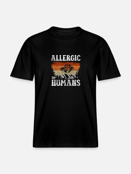 Aliens Universe Earthling Astronaut - RELAXED FIT Unisex Organic T-Shirt - black