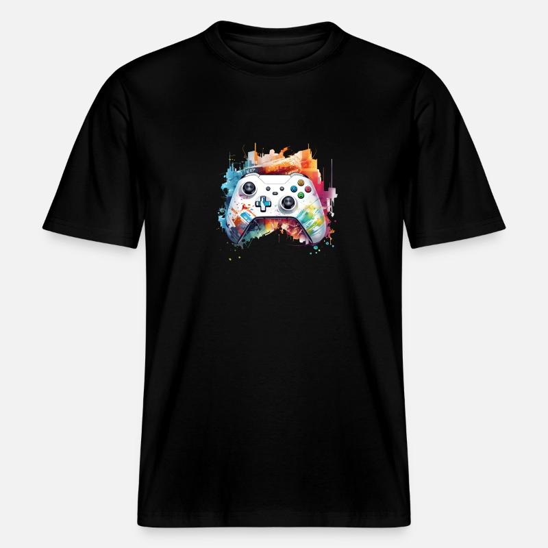 Master Controller - Einzigartiges Design! -  RELAXED FIT Unisex Organic T-Shirt - Schwarz