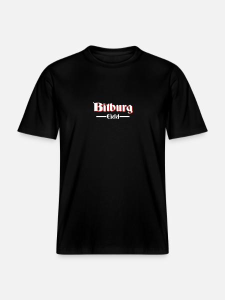 Bitburg -  RELAXED FIT Unisex Organic T-Shirt - Schwarz