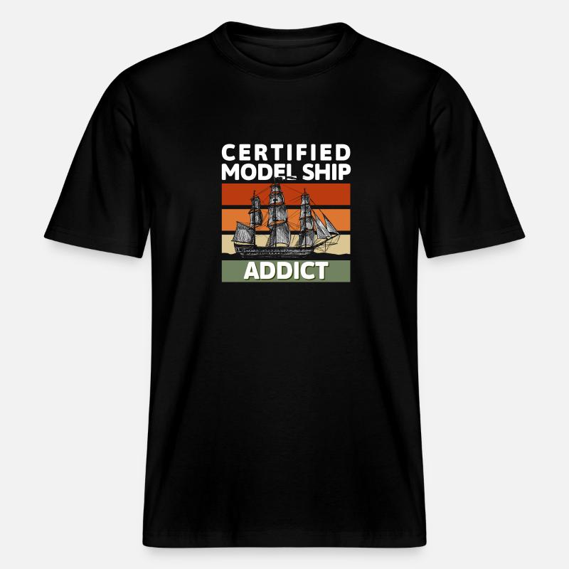 Schiff Schiffsmodell Rc Boot - RELAXED FIT Unisex Organic T-Shirt - Schwarz