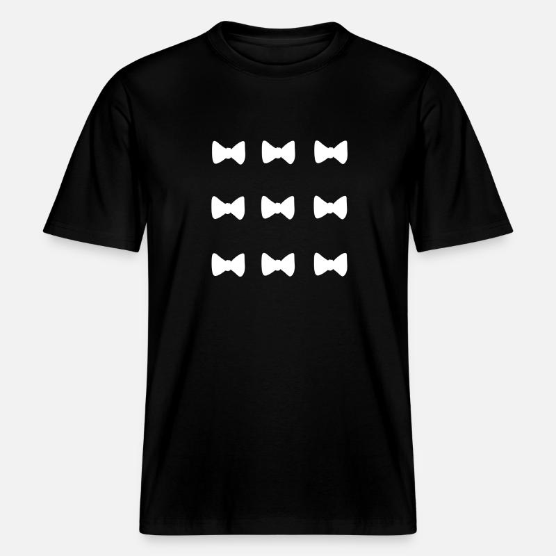 Pattern Loops Loop Icon - RELAXED FIT Unisex Organic T-Shirt - black
