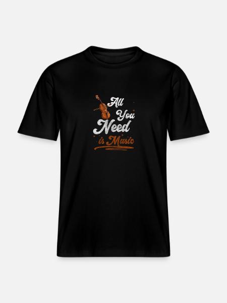 Musiker Trinkgeld Bühne -  RELAXED FIT Unisex Organic T-Shirt - Schwarz