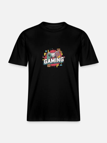 Gaming - Controllers - RELAXED FIT Unisex Organic T-Shirt - black
