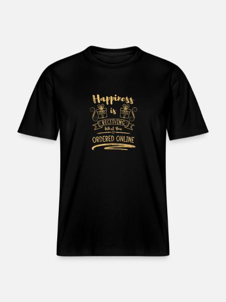 Shopping Shop Girlfriend Queen -  RELAXED FIT Unisex Organic T-Shirt - black