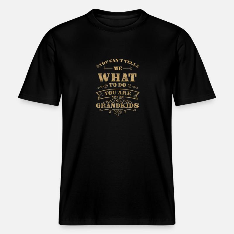 Großeltern Eltern Liebe Großmutter -  RELAXED FIT Unisex Organic T-Shirt - Schwarz