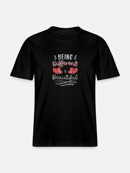 Unique Individual Special -  RELAXED FIT Unisex Organic T-Shirt - black