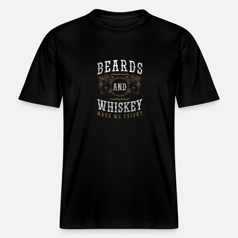 Alcohol Drinking Bartender Classic -  RELAXED FIT Unisex Organic T-Shirt - black