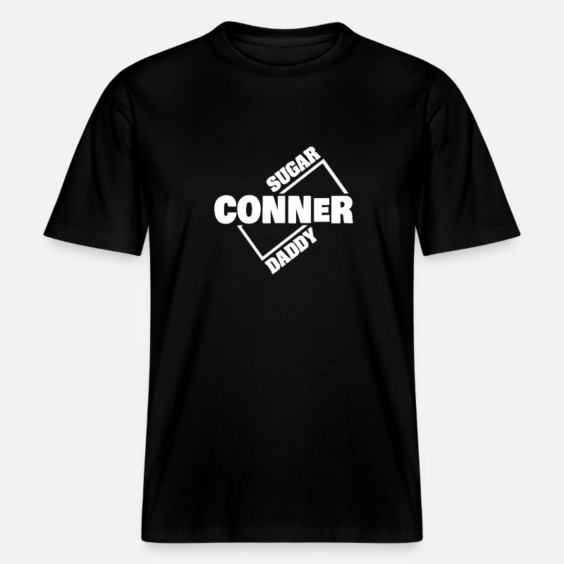 Conner -  T-shirt unisexe RELAXED FIT en coton bio - noir