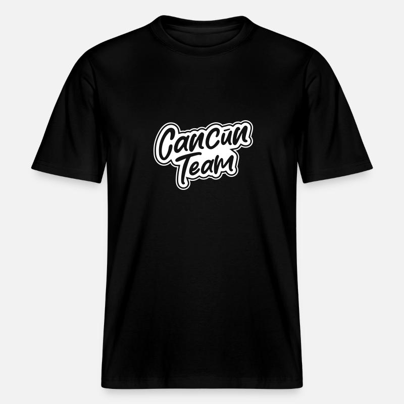 L’équipe de Cancun -  T-shirt unisexe RELAXED FIT en coton bio - noir