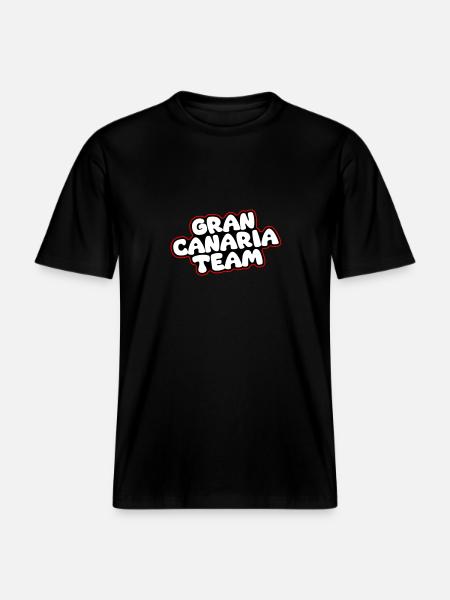 Gran Canaria Team -  RELAXED FIT Unisex Organic T-Shirt - black