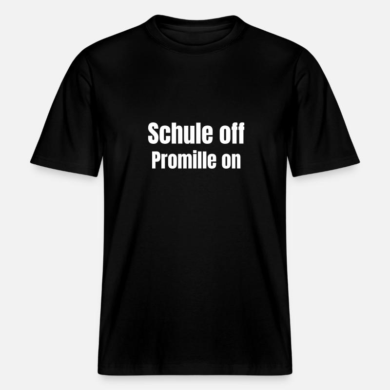 Abschluss Schule oder Ausbildung -  RELAXED FIT Unisex Organic T-Shirt - Schwarz