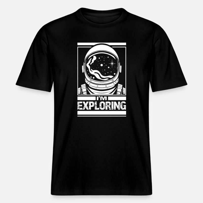 I'm Exploring -  RELAXED FIT Unisex Organic T-Shirt - black