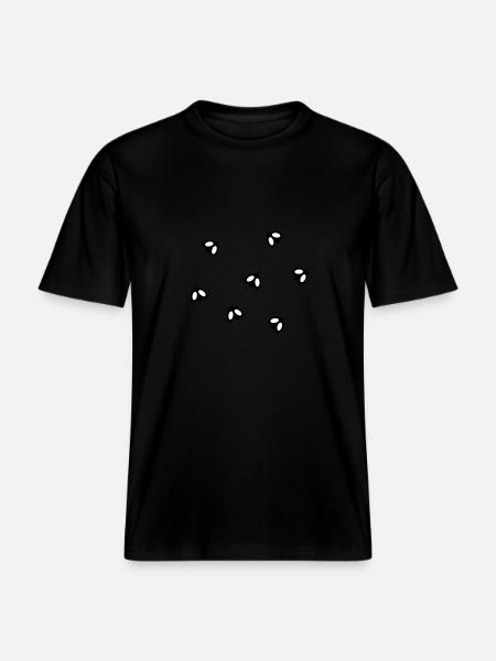 Fly - RELAXED FIT Unisex Organic T-Shirt - black