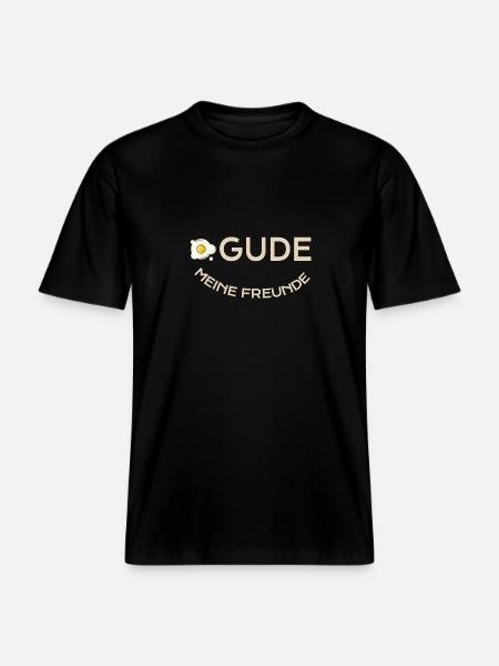 Hesse: EI Gude -  RELAXED FIT Unisex Organic T-Shirt - black
