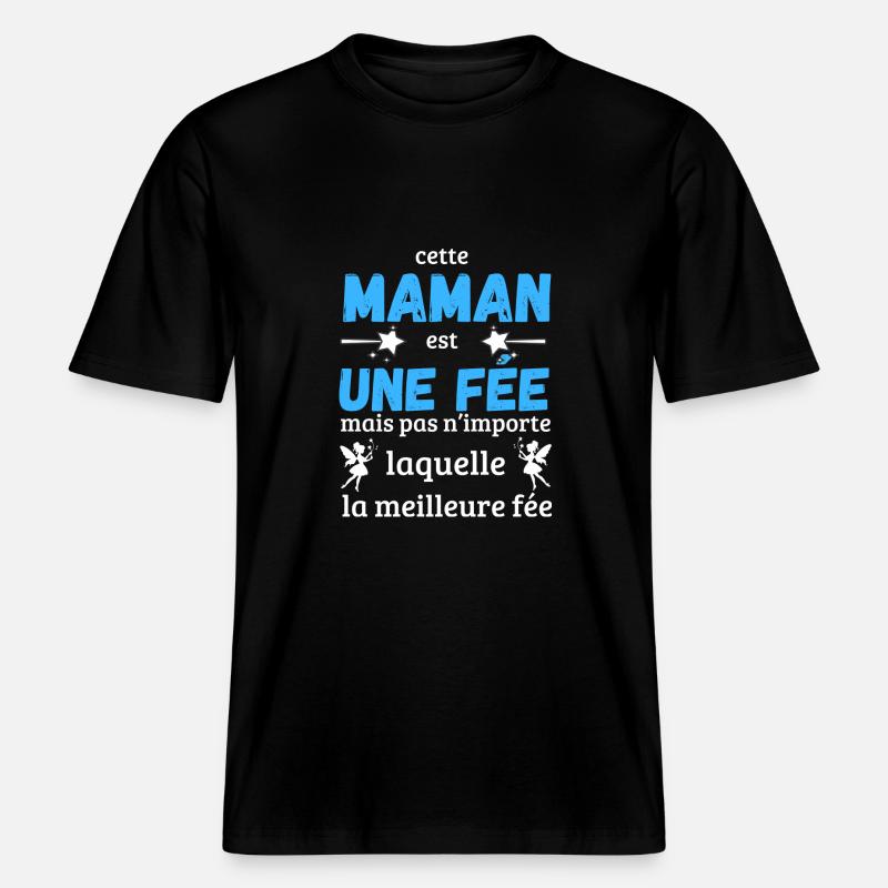 DIESE MUTTER IST EINE FEE -  RELAXED FIT Unisex Organic T-Shirt - Schwarz