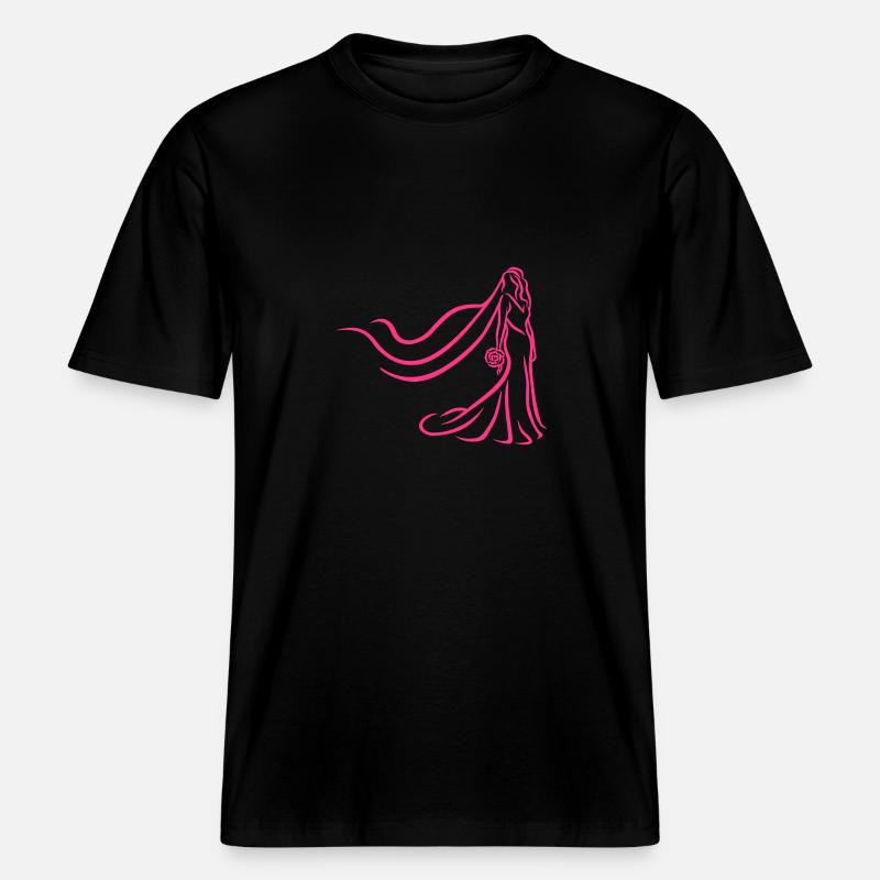 Bride -  RELAXED FIT Unisex Organic T-Shirt - black