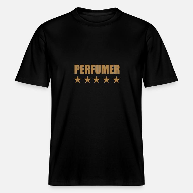 Parfum / Parfumeur / Parfumerie / Perfumer - T-shirt unisexe RELAXED FIT en coton bio - noir