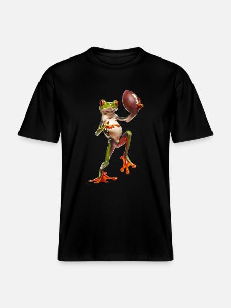 Tree Frog Soccer -  RELAXED FIT Unisex Organic T-Shirt - black