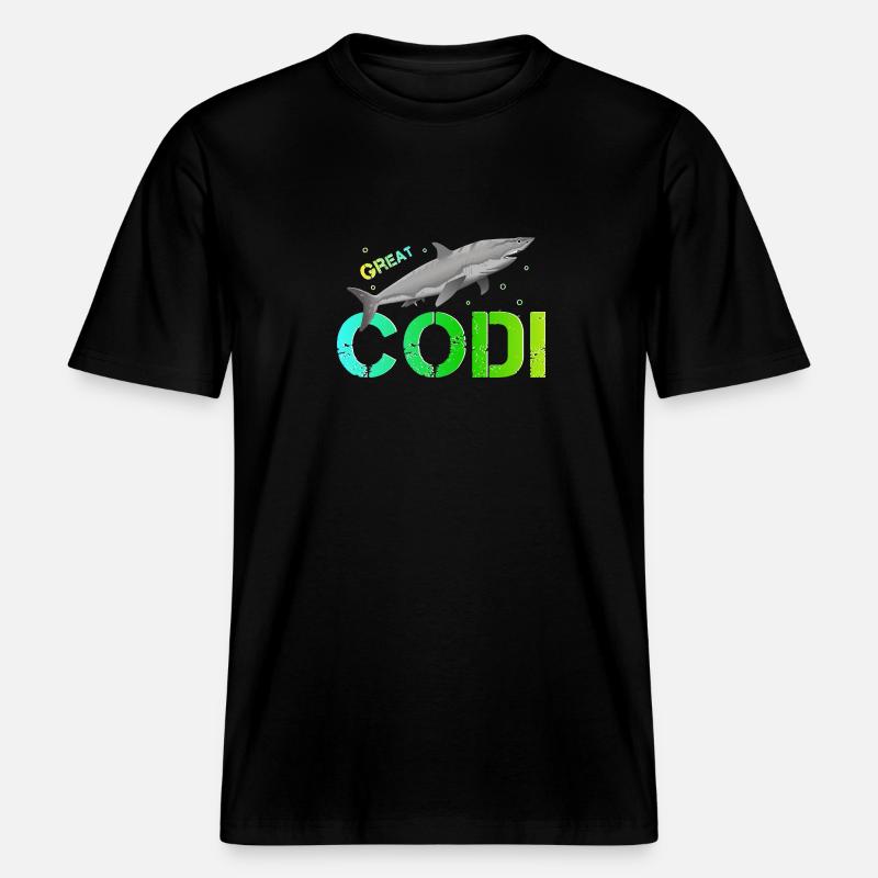 Codi Anniversaire Codi -  T-shirt unisexe RELAXED FIT en coton bio - noir