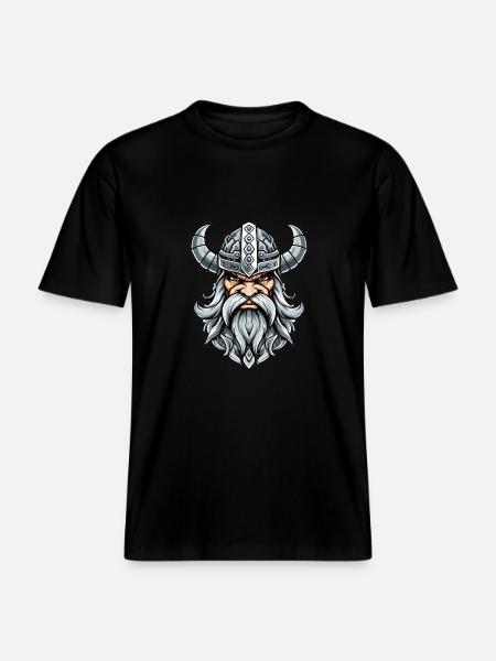 fierce Viking -  RELAXED FIT Unisex Organic T-Shirt - black