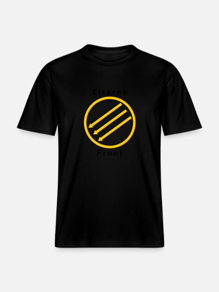 Eiserne Front - Drei Pfeile - RELAXED FIT Unisex Organic T-Shirt - black