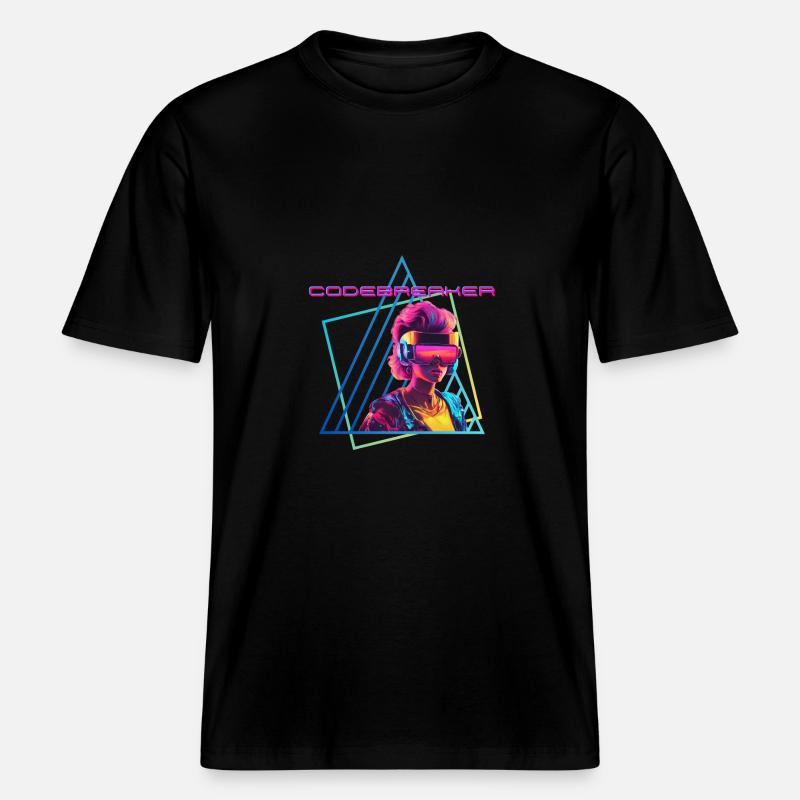 Déchiffreur de code -  T-shirt unisexe RELAXED FIT en coton bio - noir