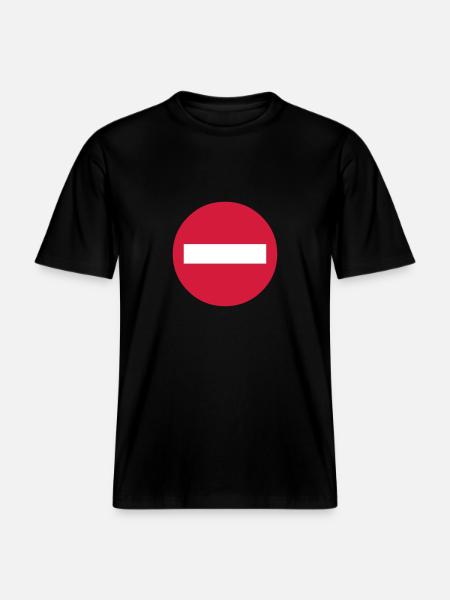 Interdite (V) - T-shirt unisexe RELAXED FIT en coton bio - noir