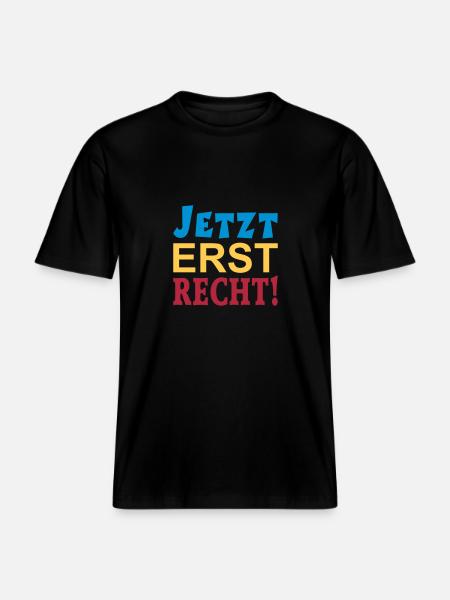 NOW ONLY RIGHT! -  RELAXED FIT Unisex Organic T-Shirt - black